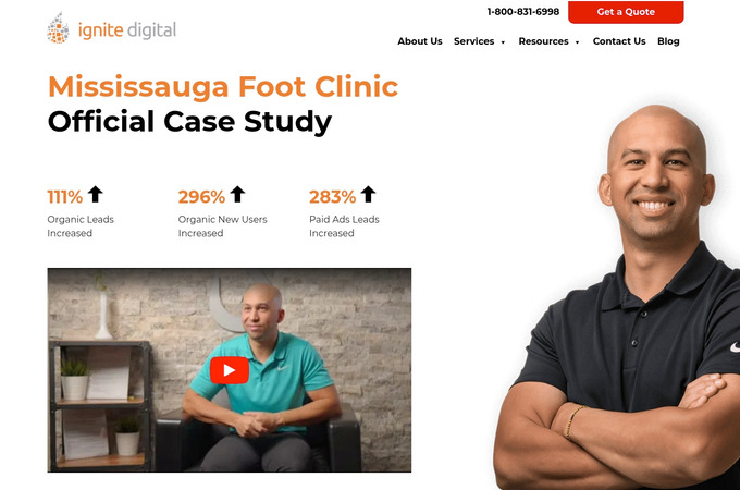 SEO & Google Ads Clinic Growth by Ignite Digital