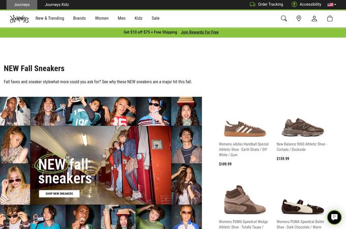 Journeys eCommerce Site by Virid