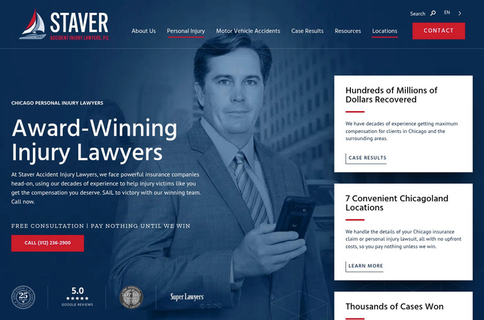 Staver Accident Injury Lawyers, P.C. by Postali