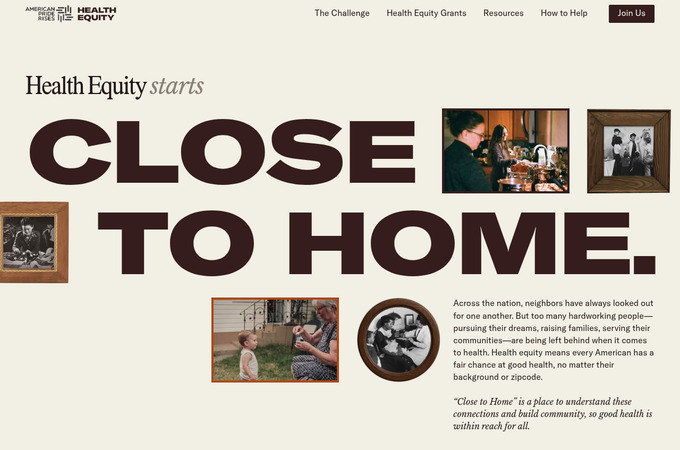 Health Equity Starts Close to Home by NationSwell