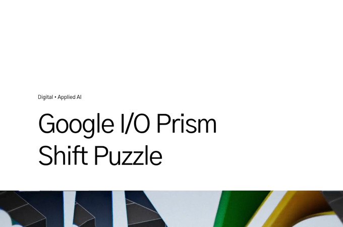 Cracking the date of Google I/O 2025 by Left Field Labs