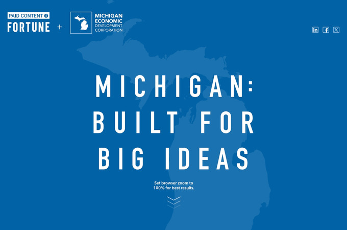 Michigan: Built for Big Ideas by Fortune Brand Studio