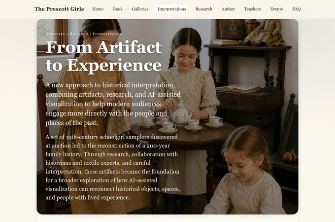 Historic Reimaginings: AI-Assisted Historical Interpretation for Museums by A Well-Regulated Press