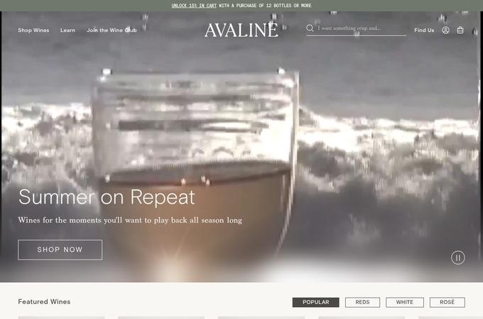 Avaline Wine by Pattern