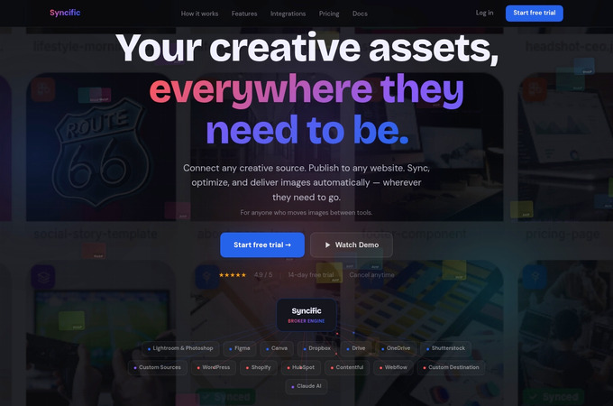 Syncific - Sync Creative Assets to Any CMS by LightSync Pro