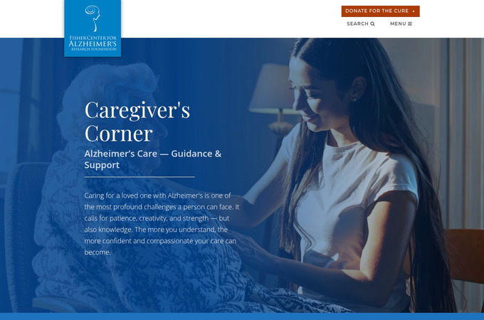 Alzheimer's Caregiver's Corner by Fisher Center for Alzheimer's Research Foundation