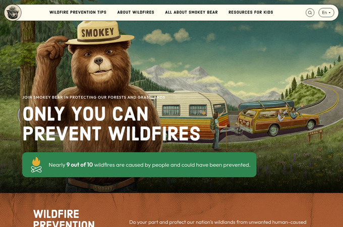 Smokey Bear by Viget