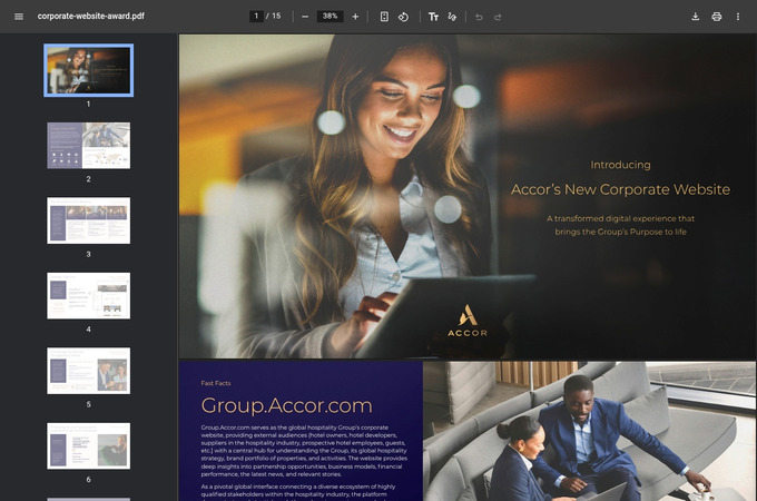 Accor’s New Corporate Website by NeoPlaces