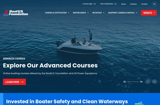 BoatU.S. Foundation by Viget