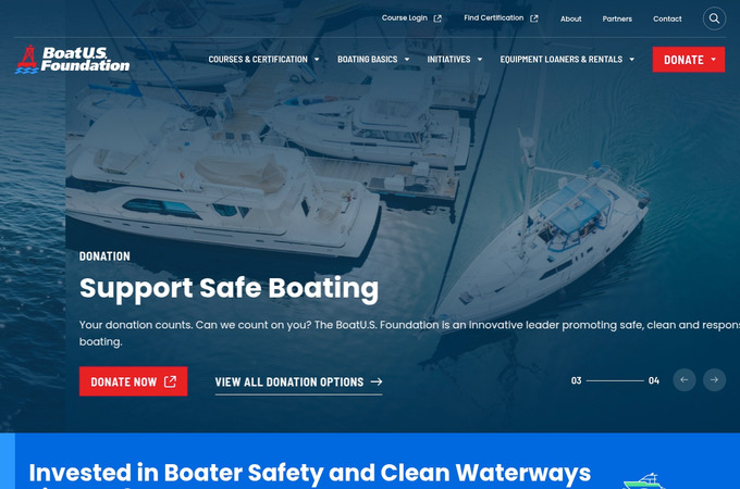 BoatU.S. Foundation by Viget