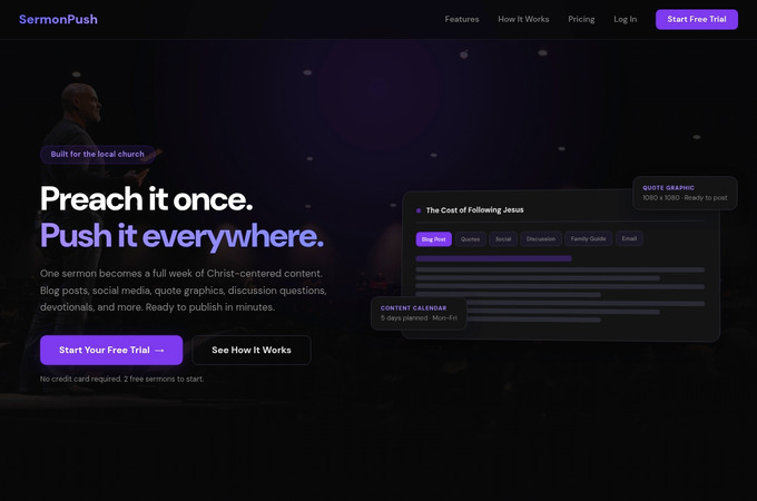 SermonPush by KB Creative