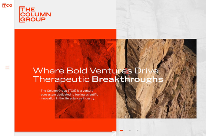 New Brand and Website for The Column Group (TCG) by Waterhouse Brands