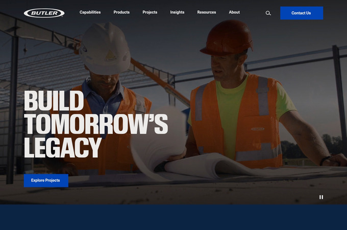 Butler Website by Bluescope Buildings North America