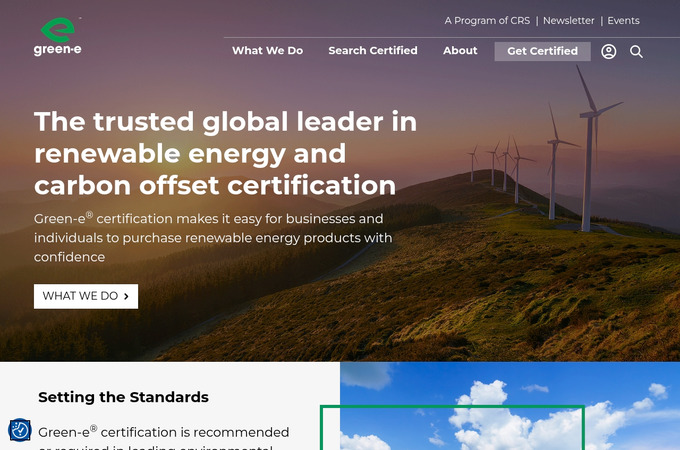 Green-e certification by Project6 Design
