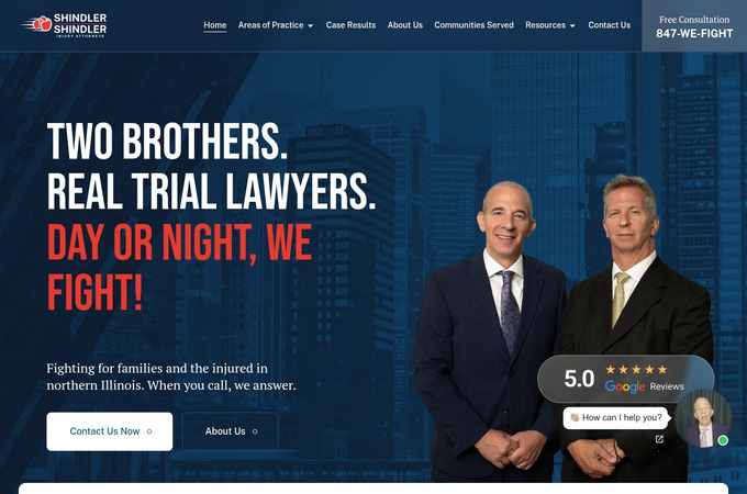 Shindler and Shindler Personal Injury Lawyers by Fortress Consulting