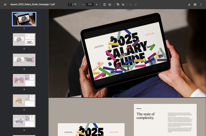 Aquent 2025 Salary Guide by Aquent