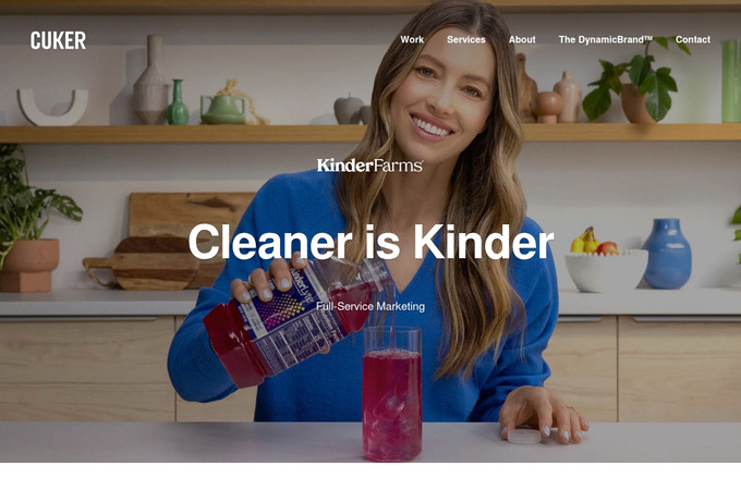 KinderFarms | Cleaner is Kinder by Cuker Agency