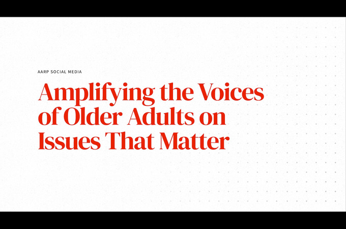 Amplifying the Voices of Older Adults on Issues That Matter by AARP