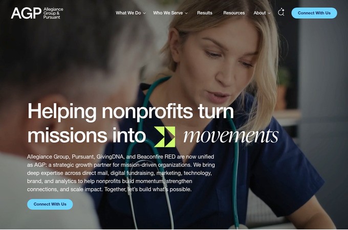 Bringing Agency Brands Together to Move Missions Forward as AGP by AGP (Allegiance Group + Pursuant)