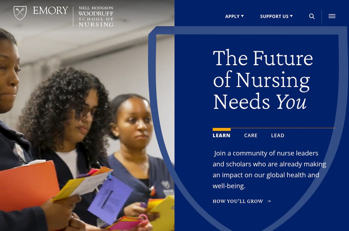 Emory University Nell Hodgson Woodruff School of Nursing by Digital Pulp