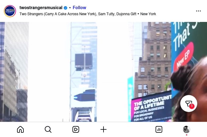 Two Strangers (Carry a Cake Across New York) Broadway Announcement Video by The Pekoe Group
