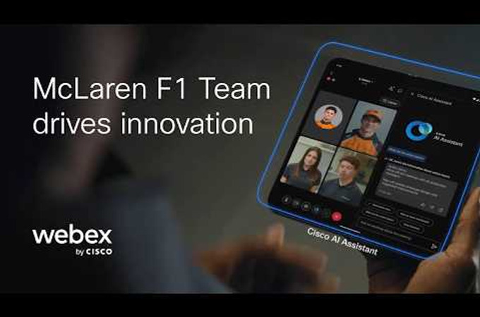The McLaren F1 Team drives innovation with Cisco and Webex. by Cisco
