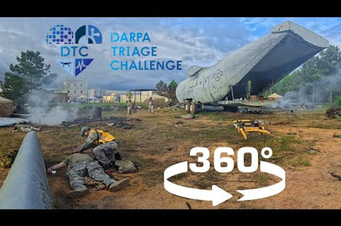 Experience the DARPA Triage Challenge in 360° by Spire Communications, Inc.