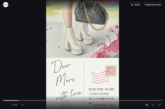 Dear Marc Jacobs by Dernier Criée