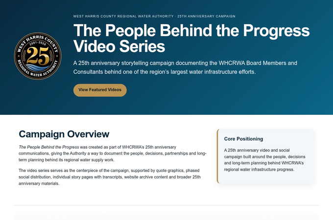 The People Behind the Progress Video Series by THE TEXAS NETWORK