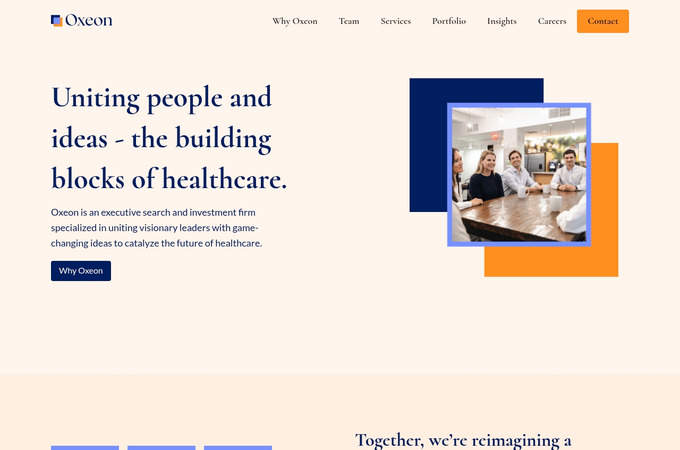 Oxeon: Uniting People & Ideas – The Building Blocks of Healthcare by Hello Helio