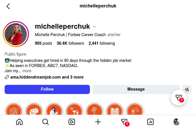 Michelle Perchuk, MTV Coaching by MTV Coaching