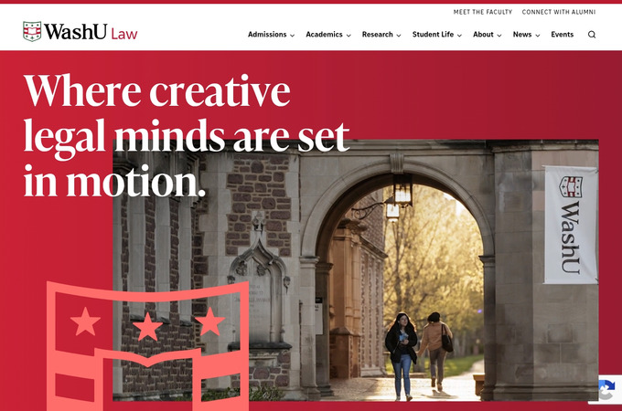WashU Law Website by Atomicdust