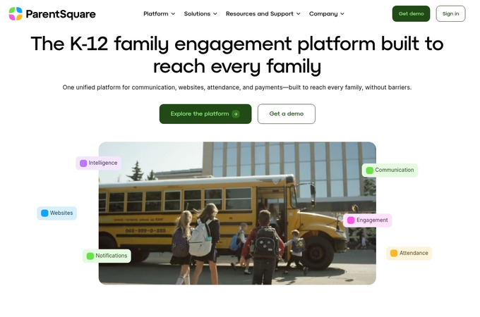 ParentSquare Website by Boldworld