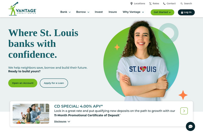 Vantage Credit Union Website by Vantage Credit Union