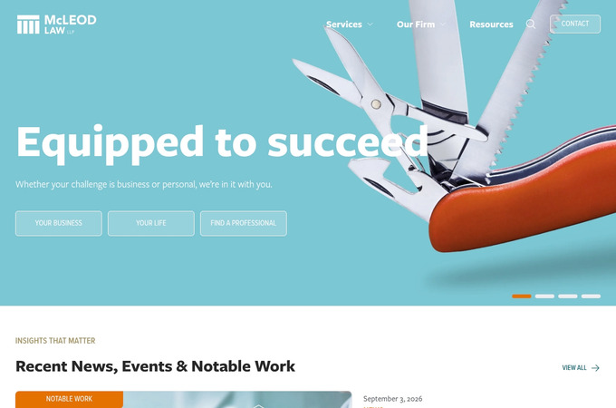 McLeod Law LLP by Motiv