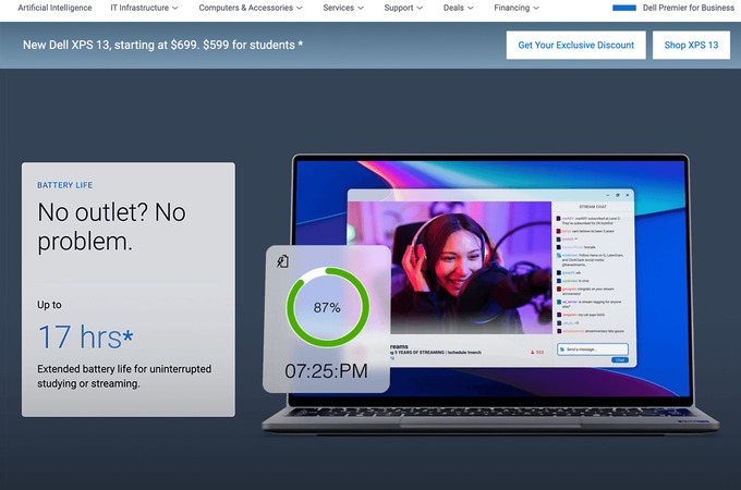 Dell XPS Back To School Marketing by Rebellion Design Co.