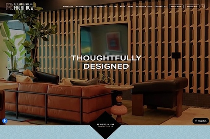 The Residences at Front Row by Resident360